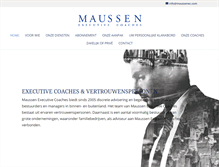Tablet Screenshot of maussen.com